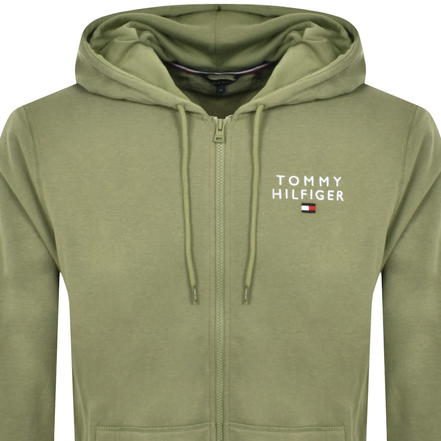 Tommy Hilfiger Loungewear Full Zip Hoodie Green